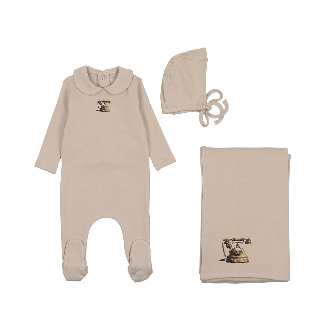 Antique phone layette set - Elmwood