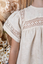 Load image into Gallery viewer, NDR735 Ribbon detail dress - Oatmeal
