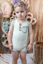 Load image into Gallery viewer, NKN748 Binding detail romper - Sage
