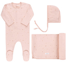 Load image into Gallery viewer, Brushed cotton celestial layette set - Pink
