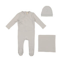 Load image into Gallery viewer, Wrapover layette set - Pale blue
