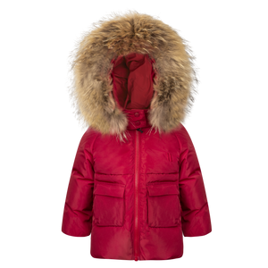 Ruby red toddler coat