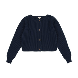 Basic cardigan - Navy