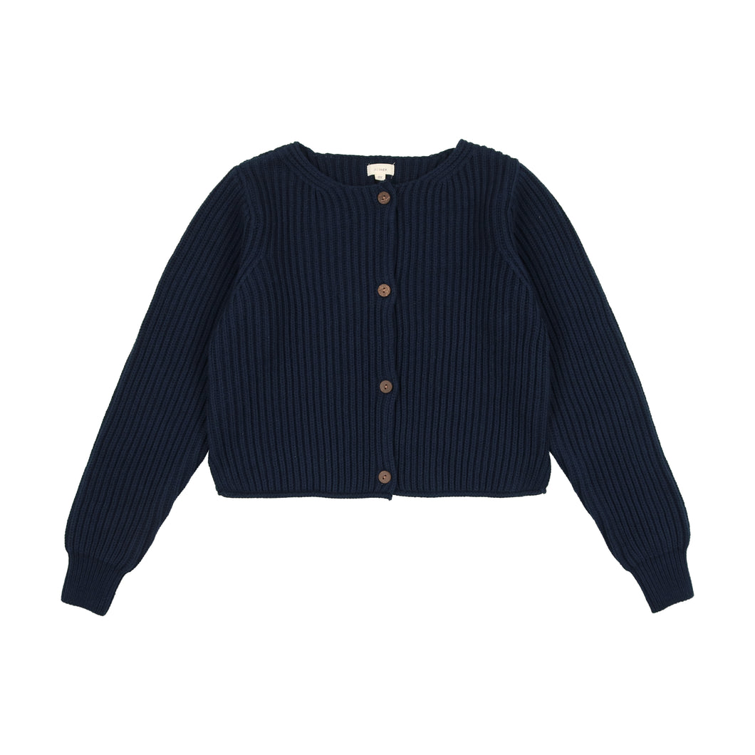 Basic cardigan - Navy