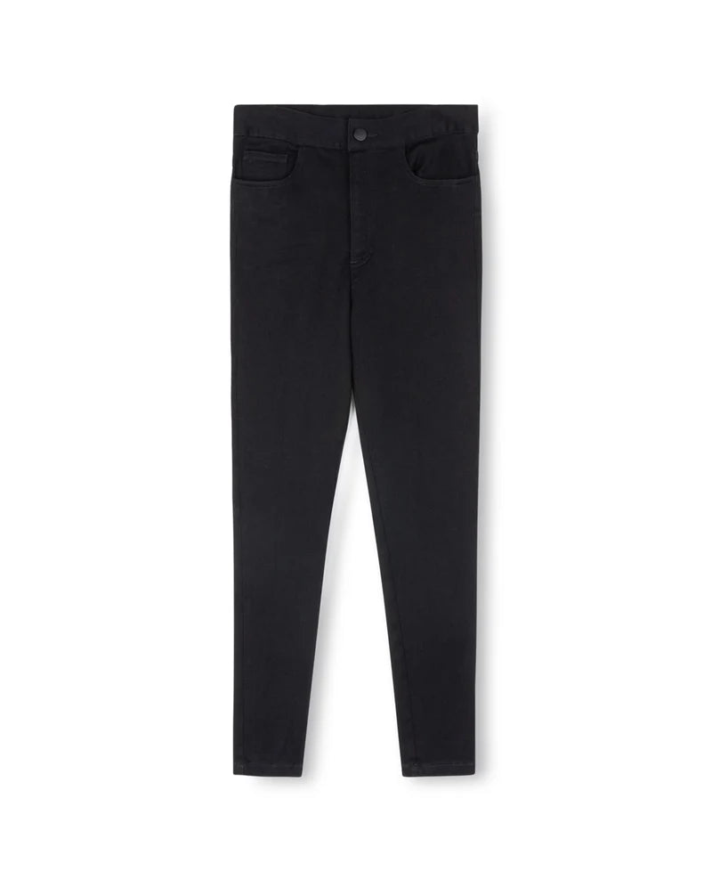 Casual pocket stretch pant - Black