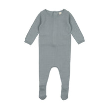 Load image into Gallery viewer, Dotted knit layette set - Blue
