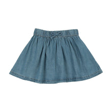 Load image into Gallery viewer, Denim tencil circle skirt
