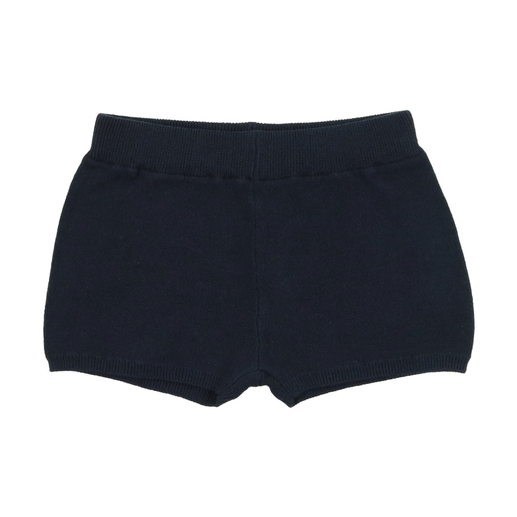 Knit shorts - Navy