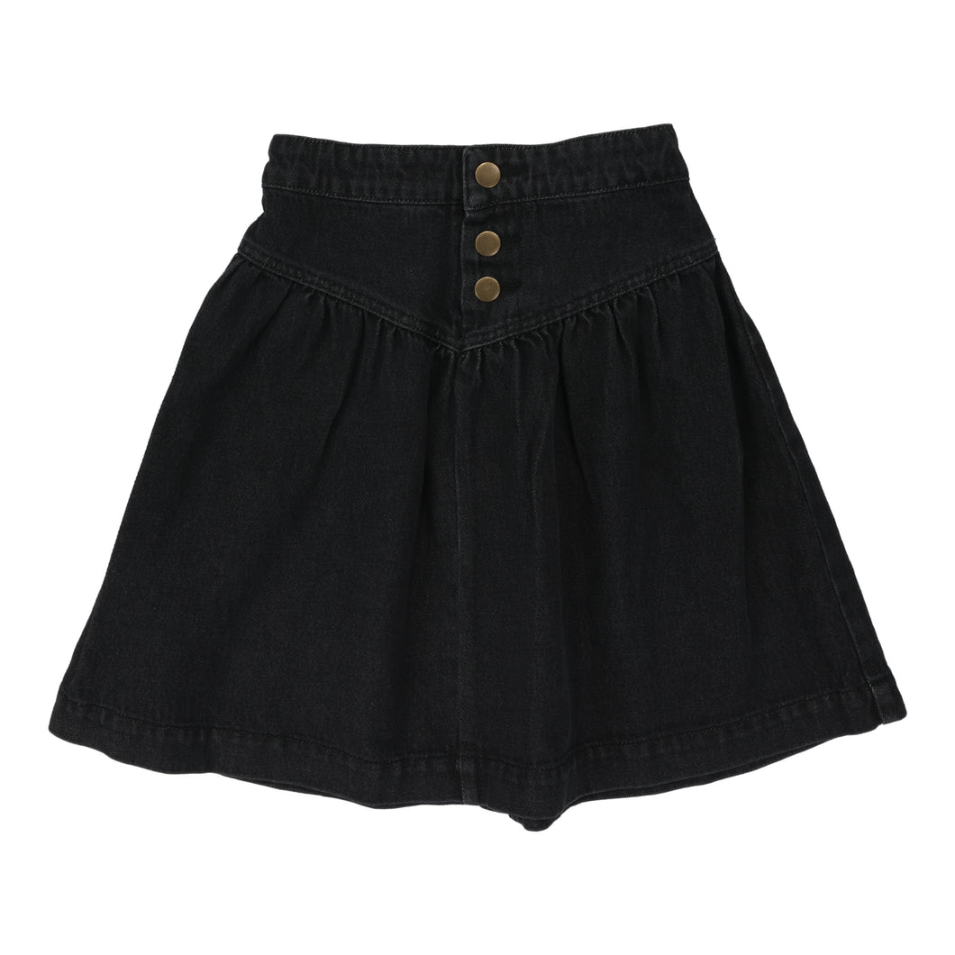 Denim skirt - Black denim