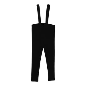 Suspender leggings - Black