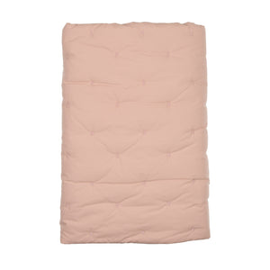 Embroidered blanket - pale pink