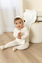 Load image into Gallery viewer, Pointelle knit set with blanket - Ivory
