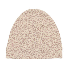 Load image into Gallery viewer, Printed footie and beanie - Mauve floral
