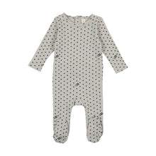 Load image into Gallery viewer, Ribbed star layette set - cloud/navy
