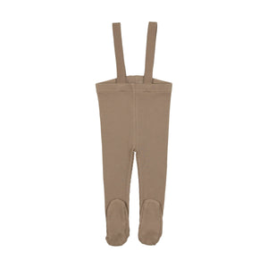 Suspender leggings - Taupe