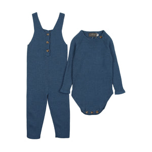 Greyson romper set - blue