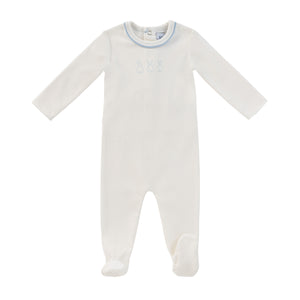 Bunny layette set - Blue