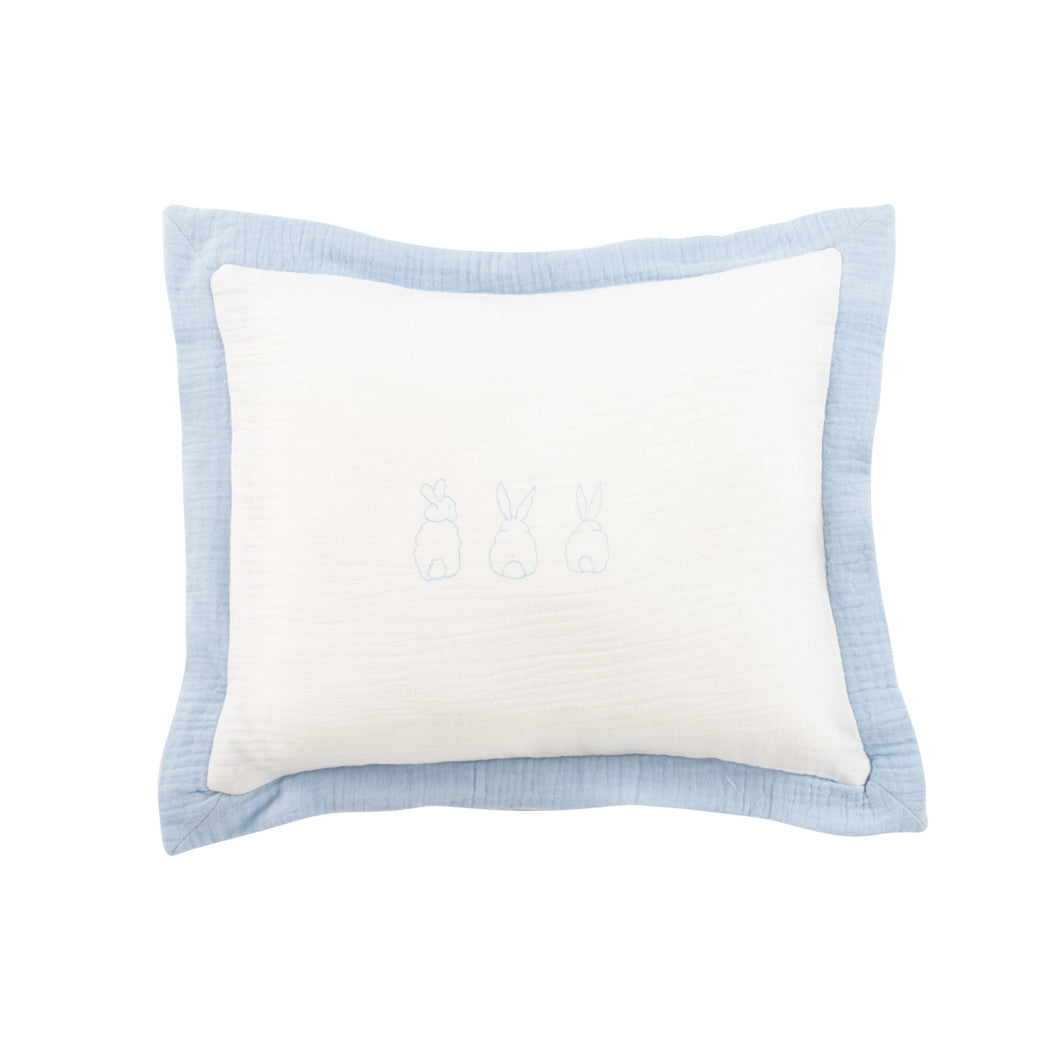 Bunny pillow - blue