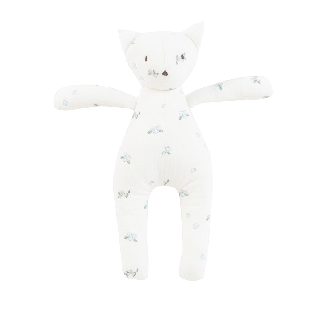 Berry pattern teddy - blue