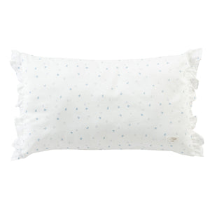 Bud throw pillow - Blue