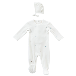 Star layette set - Sage