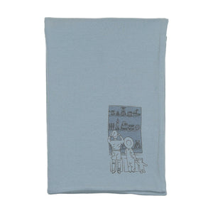 Toy shop layette set - Dusty blue