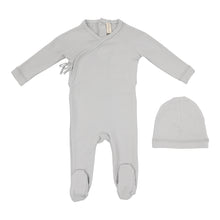 Load image into Gallery viewer, Wrapover layette set - Pale blue
