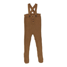 Load image into Gallery viewer, Rib knit overalls and shrug - Camel
