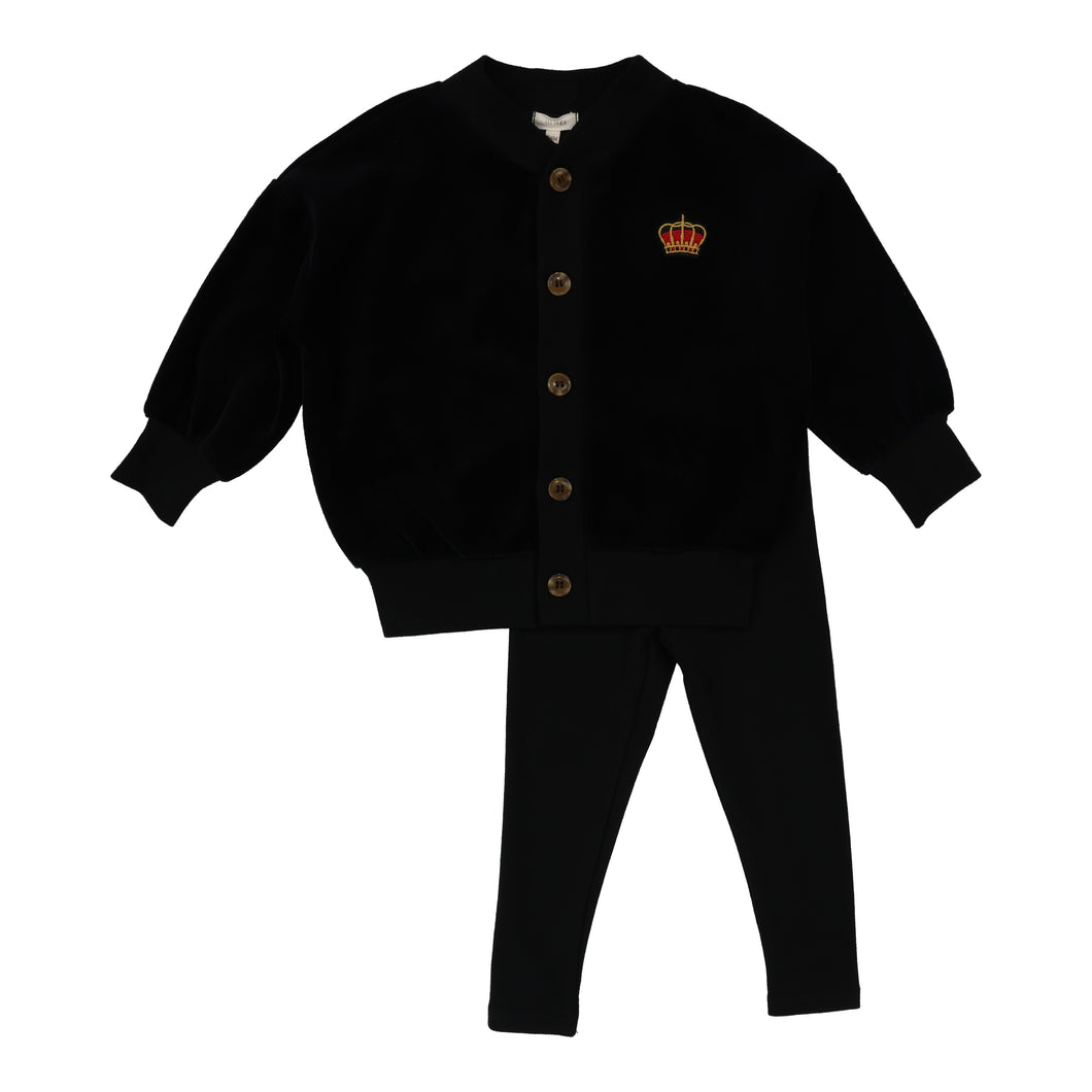 Boys shabbos lounge set - Black