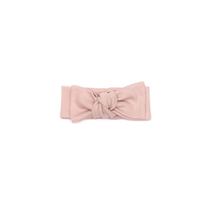 Ribbed headband - shell pink