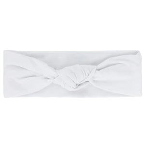 White knot headband