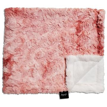 Coral crush super soft cozy blanket