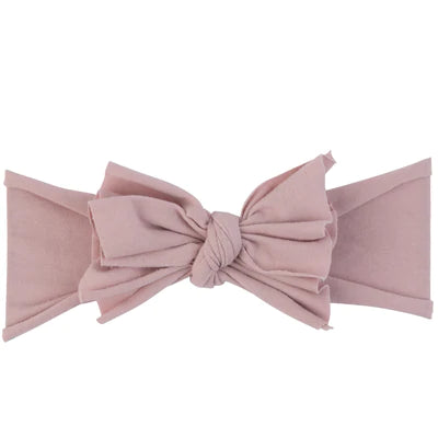 Lavender bow headband