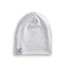 Load image into Gallery viewer, White cotton beanie
